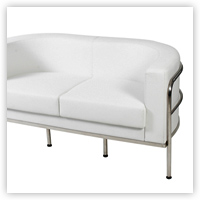 White Leather Sofa